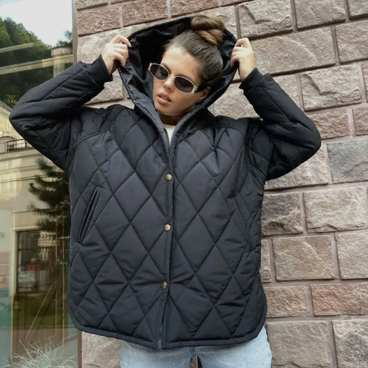 Women's Cotton-paddedn Dress Coat