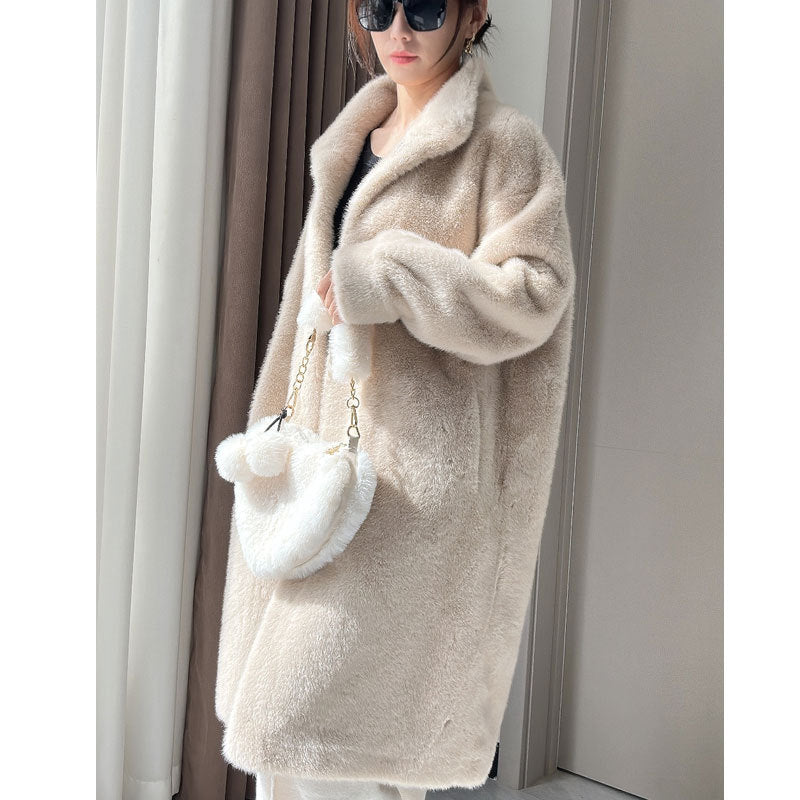 Women's Plush Long Coat/5 Colors