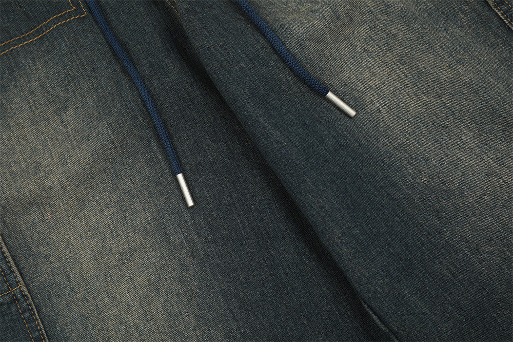 Men's Unique Denim Cargo Pants