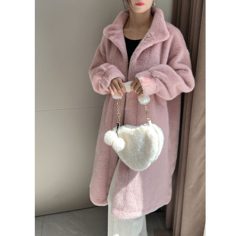 Women's Plush Long Coat/5 Colors