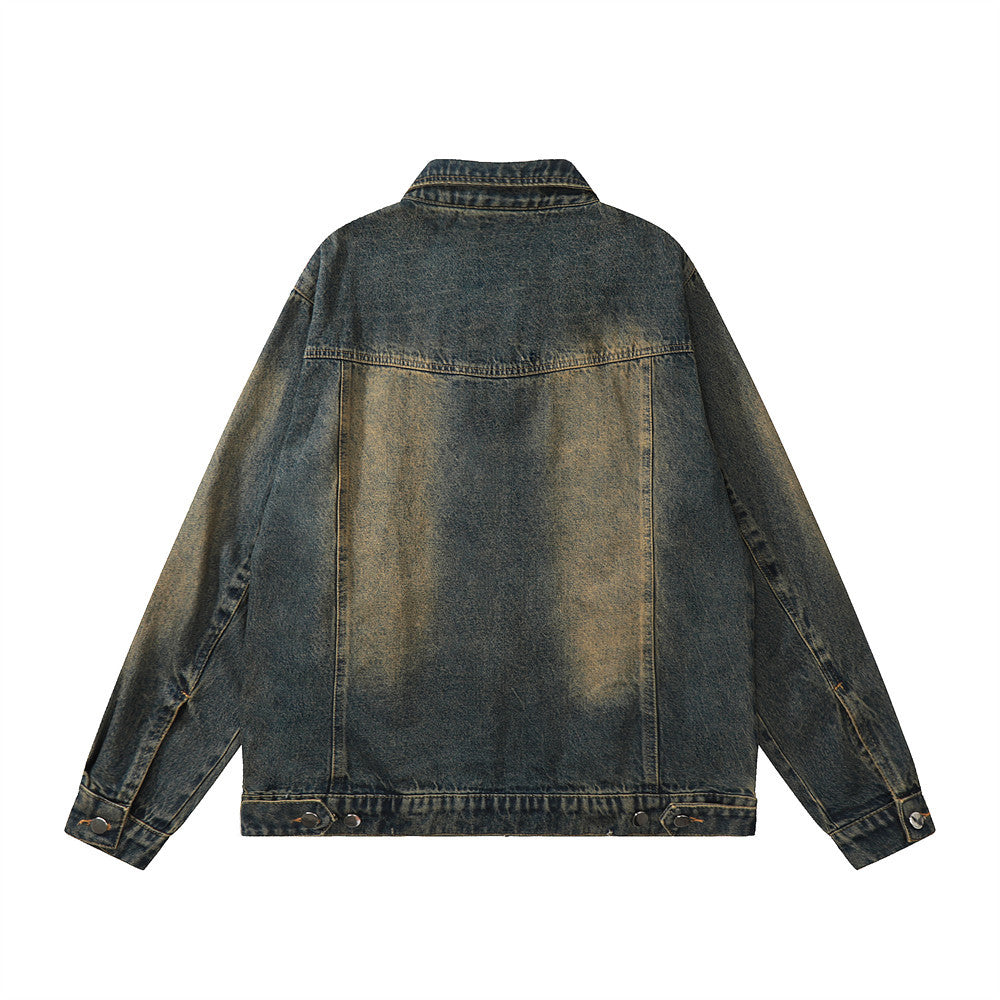 Men's Patchwork Denim Jacket