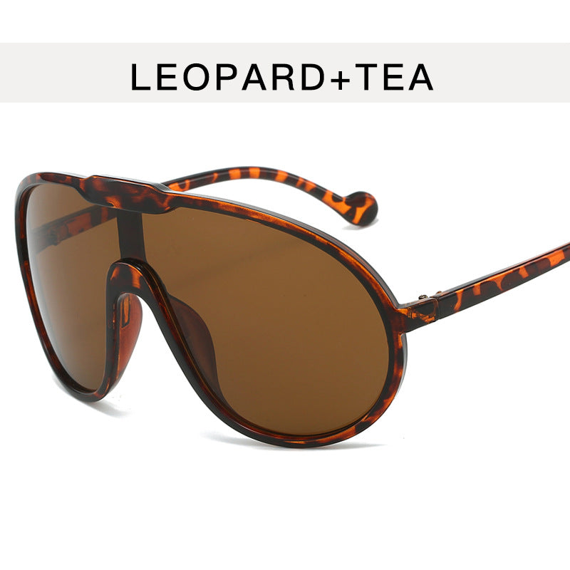 Woman's Toad Large Rim Drooping Sunglasses/6 Colors