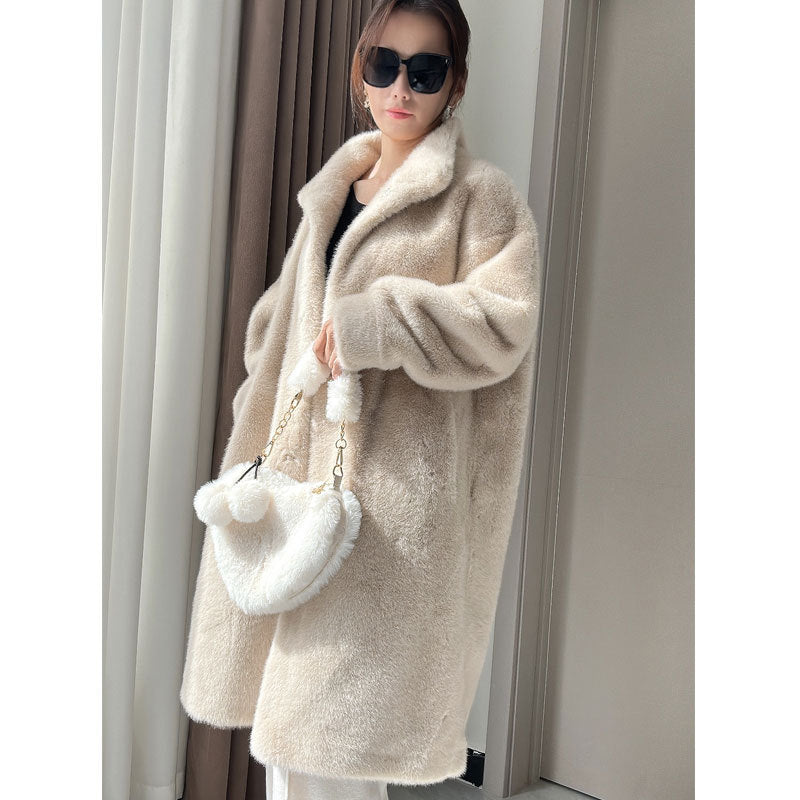 Women's Plush Long Coat/5 Colors
