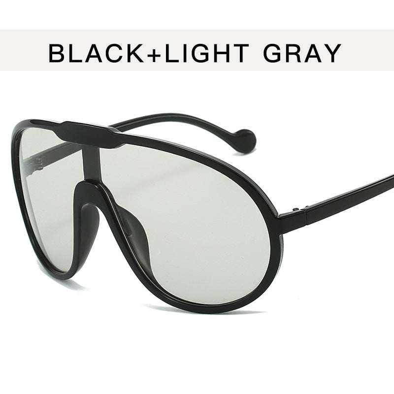 Woman's Toad Large Rim Drooping Sunglasses/6 Colors
