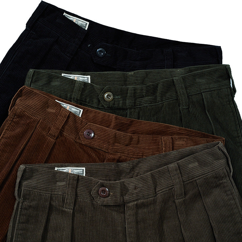 Men's Thick Corduroy Shorts/3 Colors
