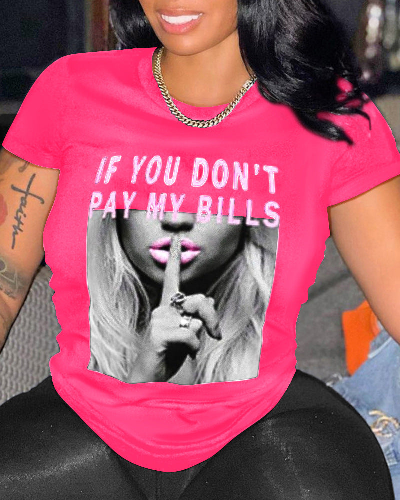Women's Printed Short Sleeve Tee
