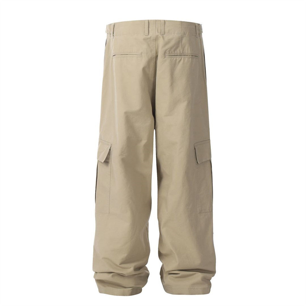 Men's Long Pocket Cargo Pants/3 Colors