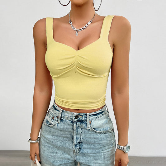 Women's Slim-fit Twist Strap Top/5 Colors