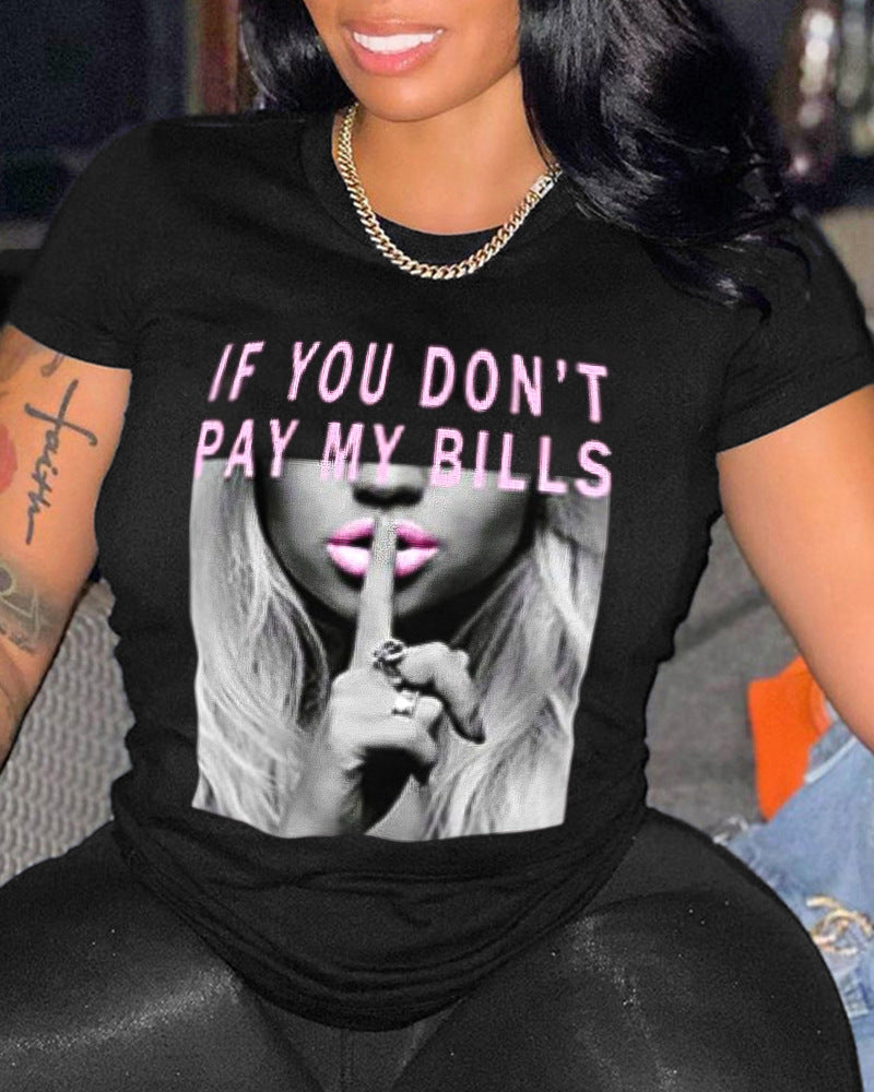 Women's Printed Short Sleeve Tee