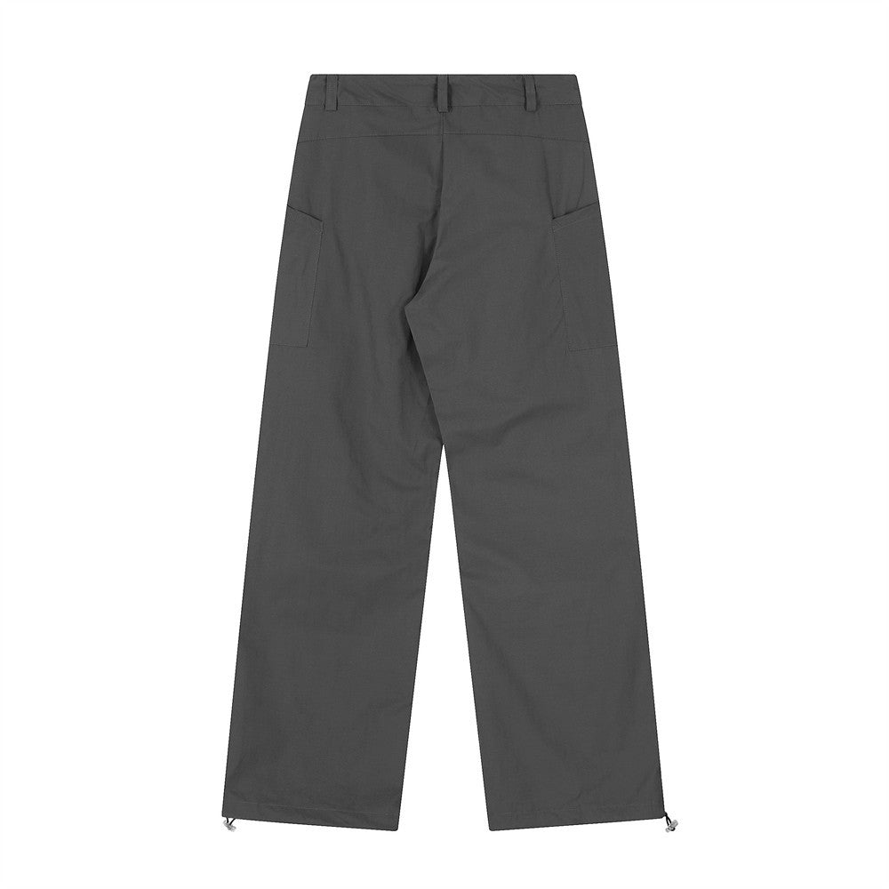 Men's Straight Wide Bottom Draw String Pants