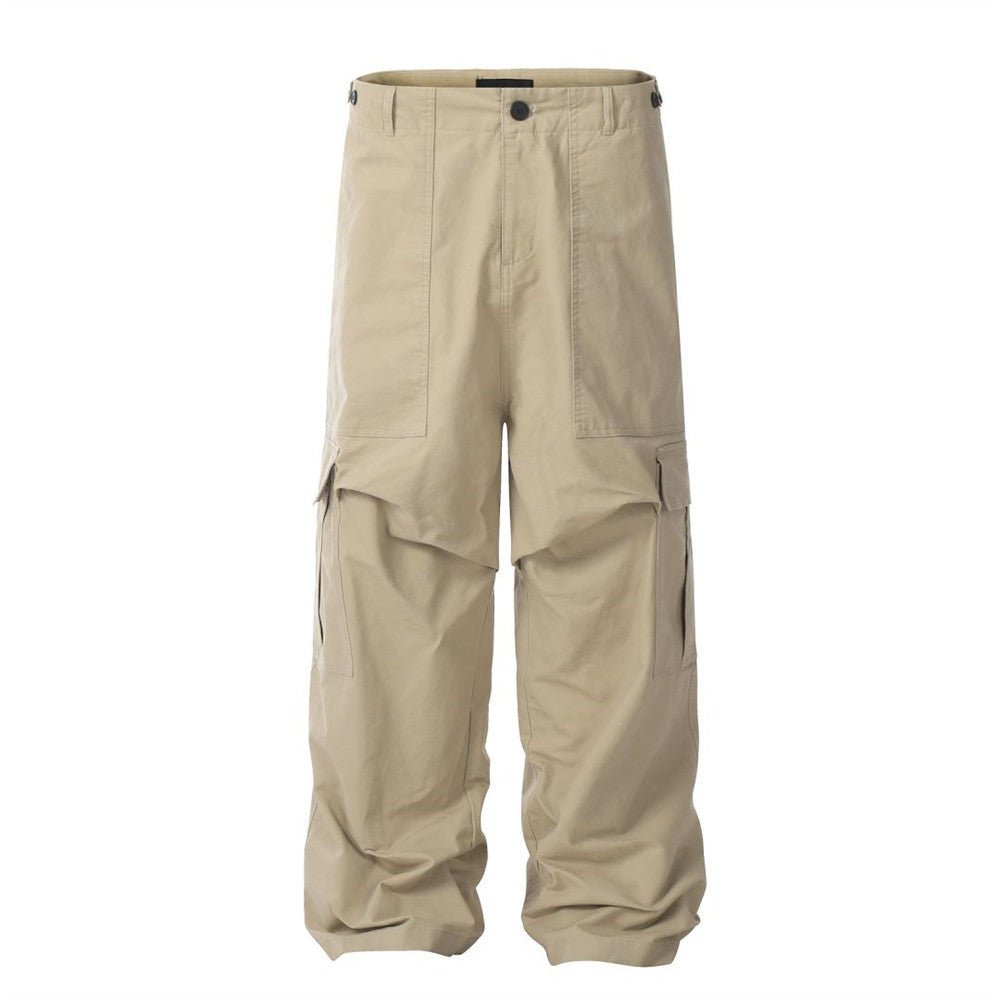 Men's Long Pocket Cargo Pants/3 Colors