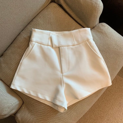Women's High Waist A- Line Shorts/2 Colors