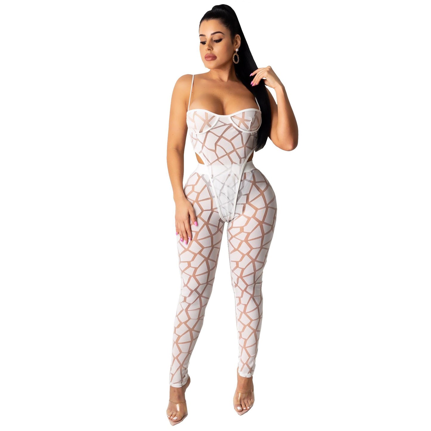 Women's Mesh Two-piece Set