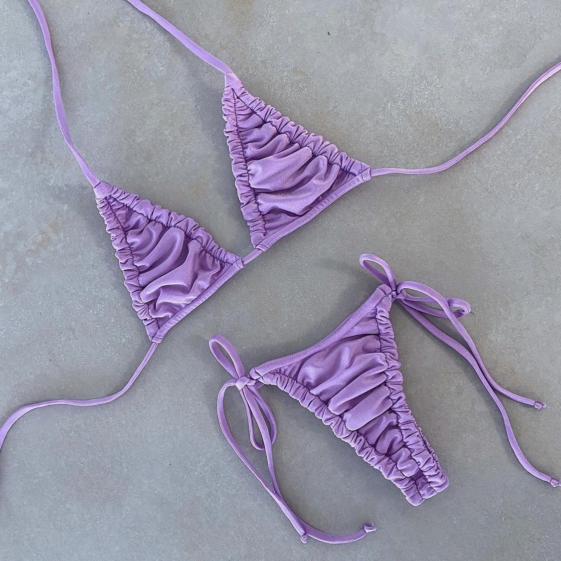 Woman's Split Straps Bikini