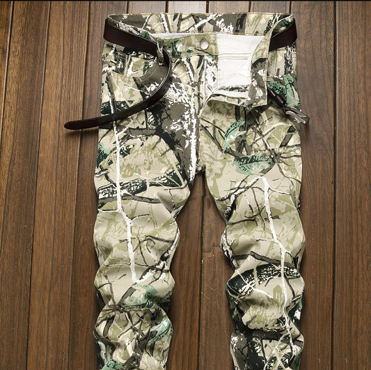 Men's Camouflage Denim Pants/2 Colors