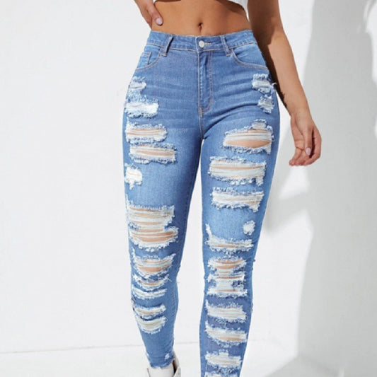 Women's Slim Fit High Waisted Jeans