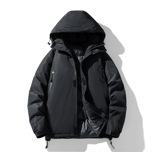 Unisex Thickened Hooded Cotton Tactical Jacket/5 Colors