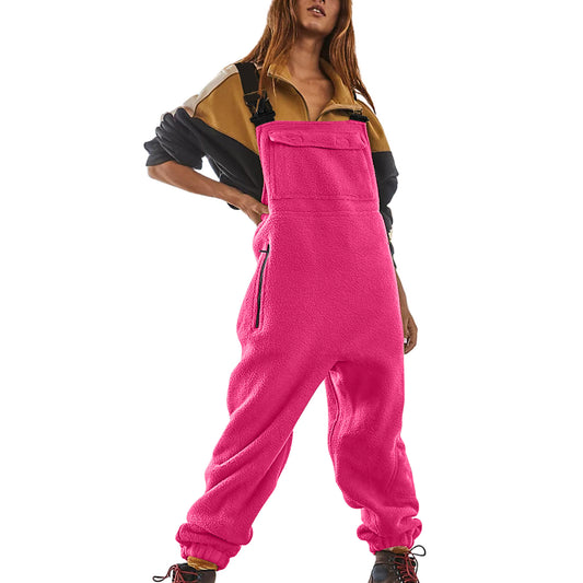 Women's Polar Fleece Overalls/10 Colors