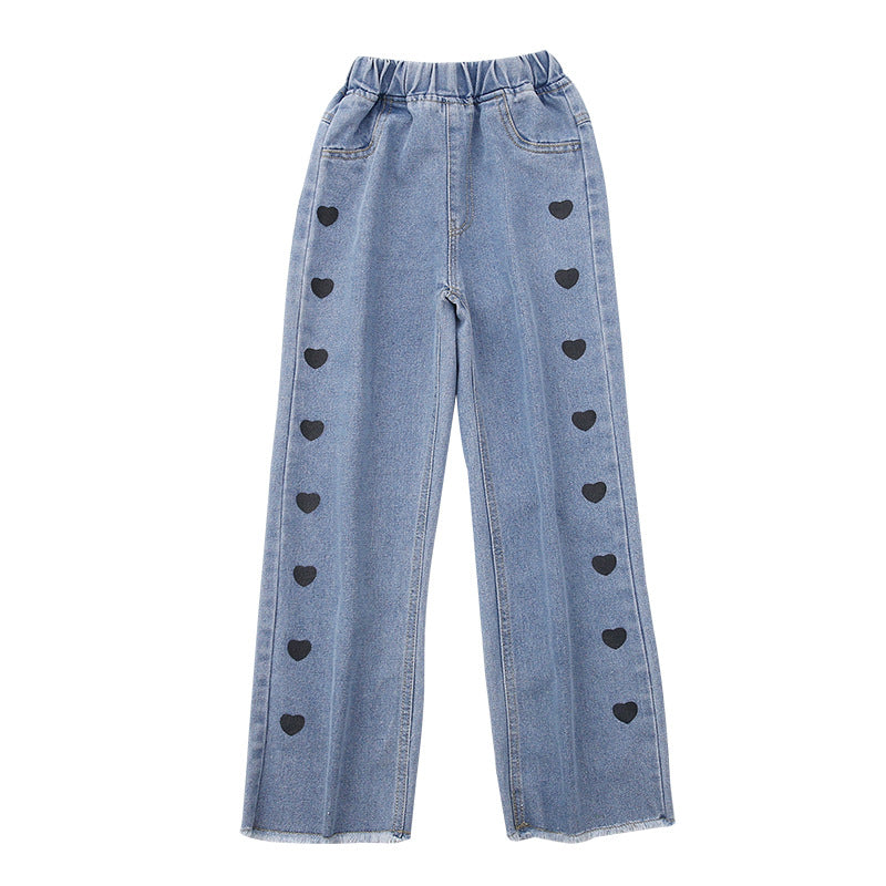 Woman's Denim Wide Leg Pants