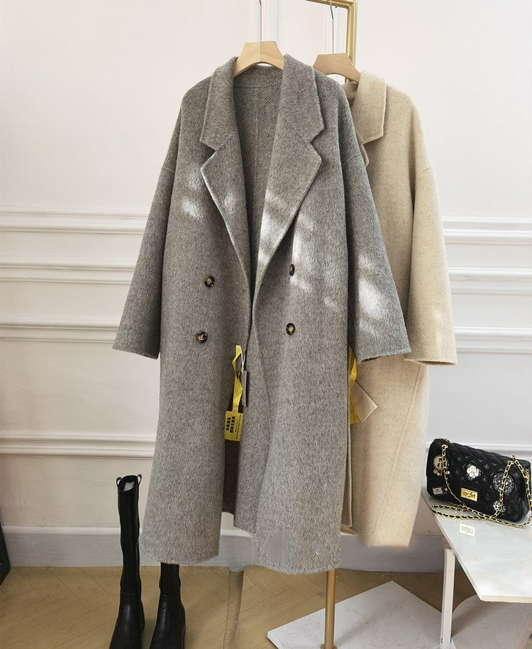 Carmel Wool Almond White Coat