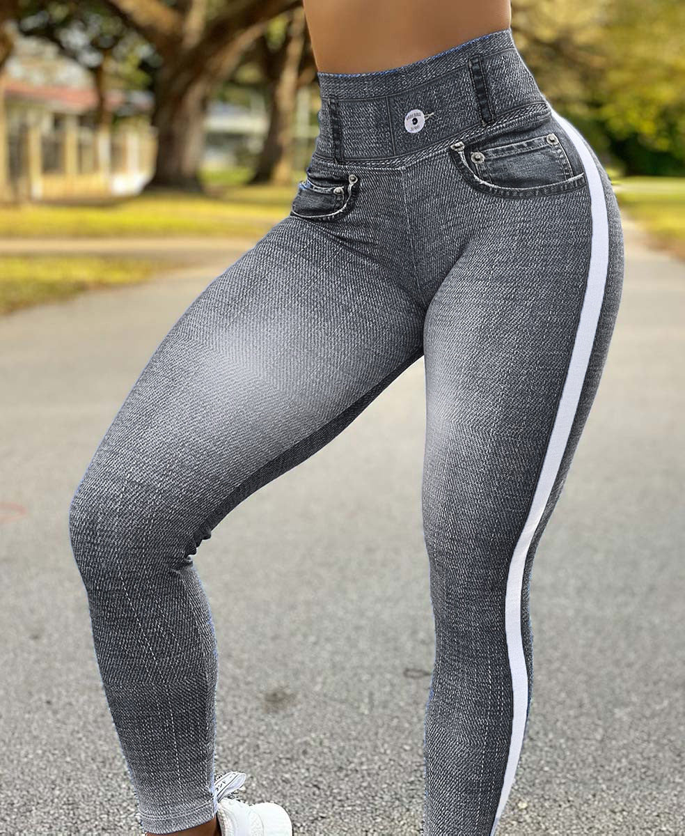 Women's Quick-drying Skinny Denim Yoga Pants/11 Colors
