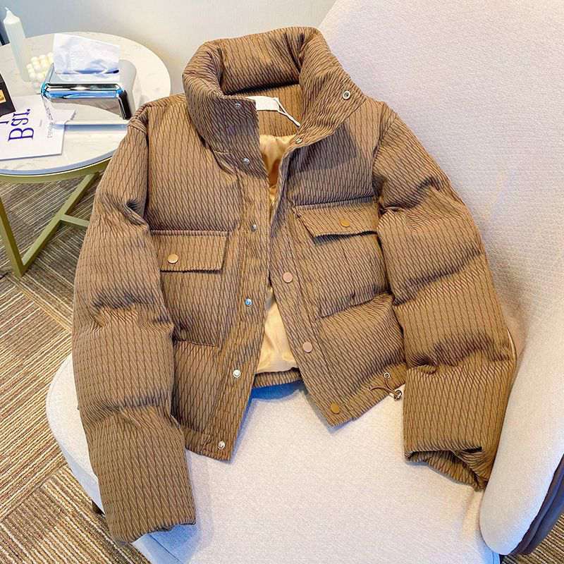 Women's Stand Collar Short Down Jacket