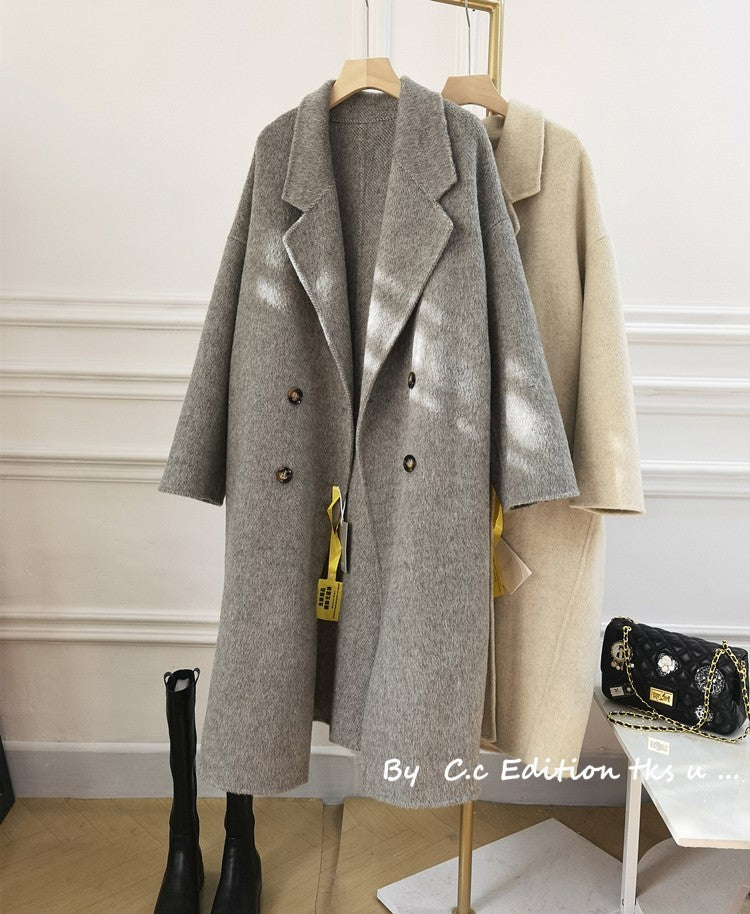 Carmel Wool Almond White Coat