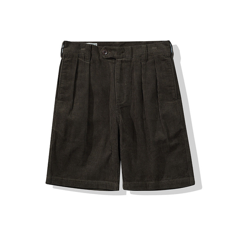 Men's Thick Corduroy Shorts/3 Colors